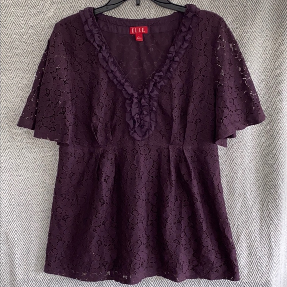 Nice lace top.
